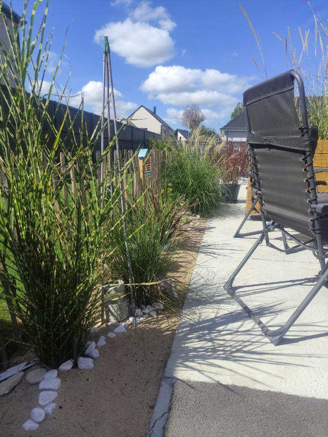 Studio Les Jardins De La Breche Hermanville-sur-Mer Exteriér fotografie